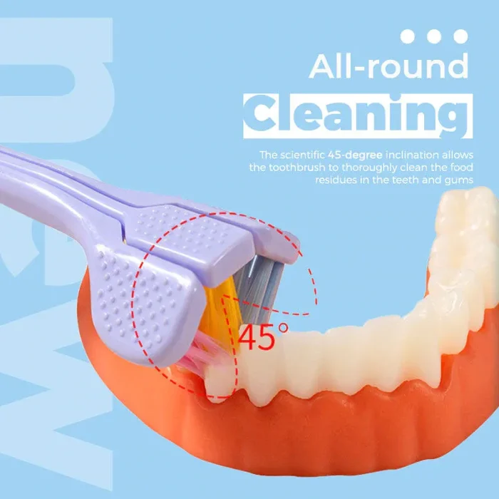 (🔥HOT SALE NOW-49% OFF) Three-Sided Soft Hair Toothbrush-Topselling