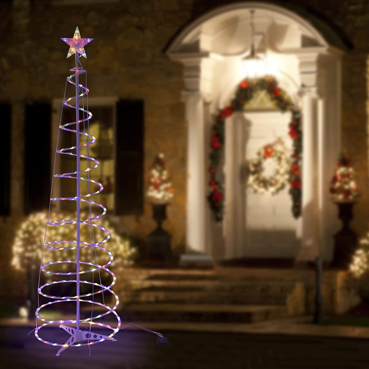 2022 New LED Spiral Christmas Tree Lights-Topselling
