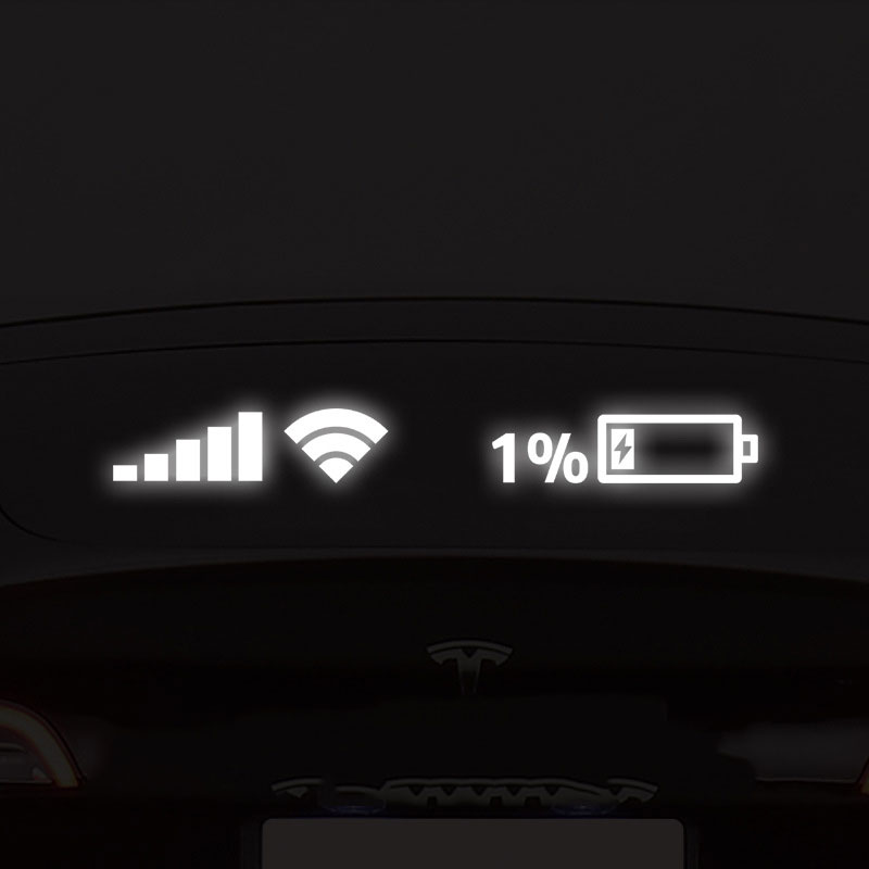 Car Windshield Sticker - WiFi Power Phone Logo-Topselling