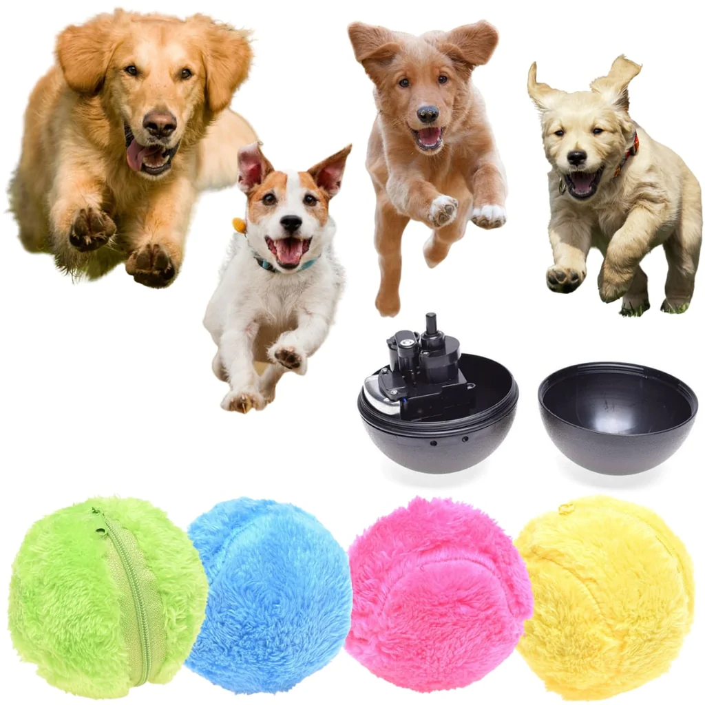 Active Rolling Ball (With four color plush cover)-Topselling