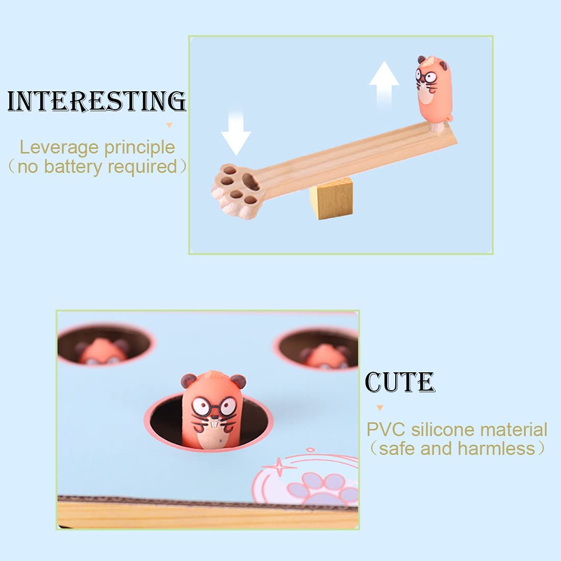Multifunction Cat Whack A Mole Toy Boxes -Topselling