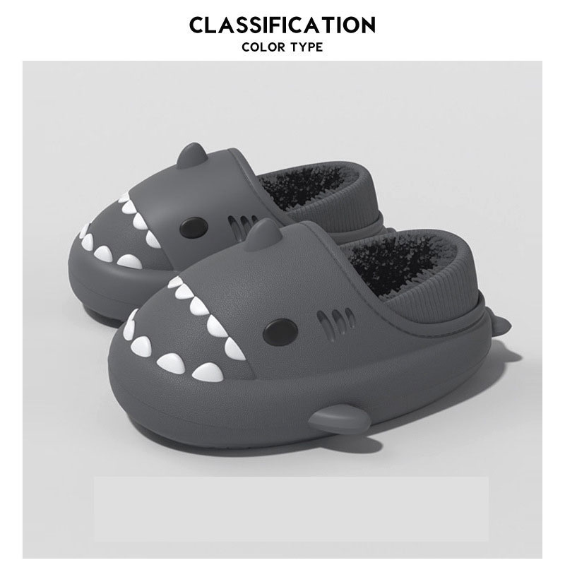 Shark Winter Warm Plush Slippers Unisex-Topselling