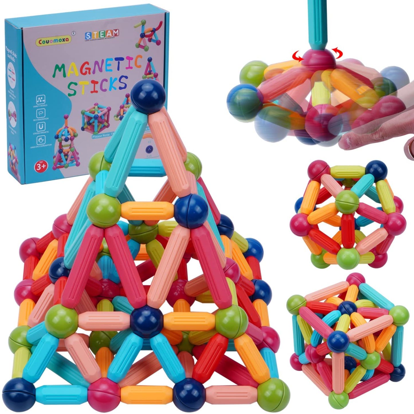 Magnetic Building Sticks Blocks Toy-Topselling