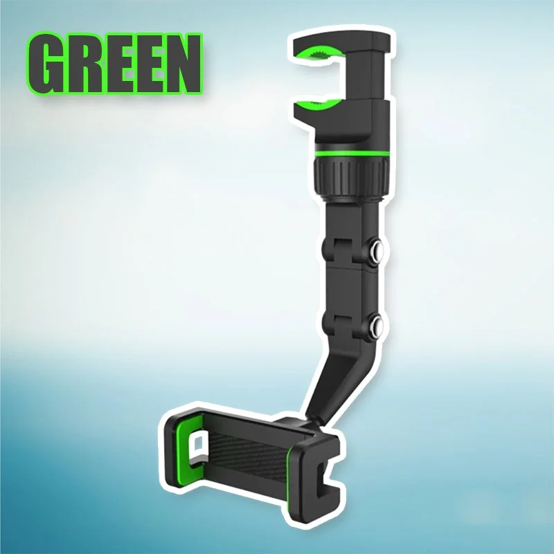 Putcom 360° Car Rearview Mirror Mount Stand Holder for Cell Phone-Topselling