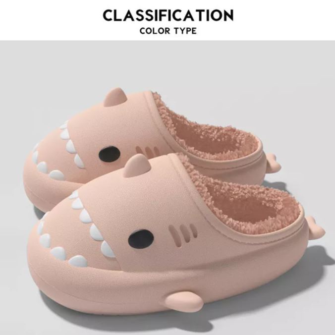 Shark Winter Warm Plush Slippers Unisex-Topselling