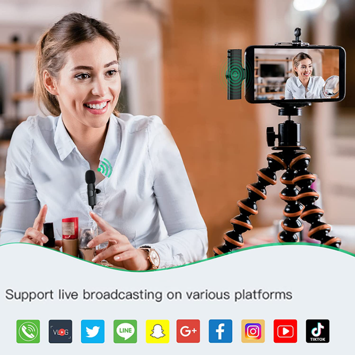 NEW WIRELESS LAVALIER MICROPHONE-Topselling