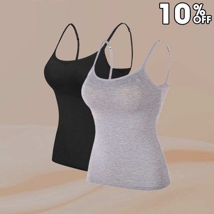🔥Last Day 75% Off -Women Tank Top with Built in Bra Camisole-Topselling