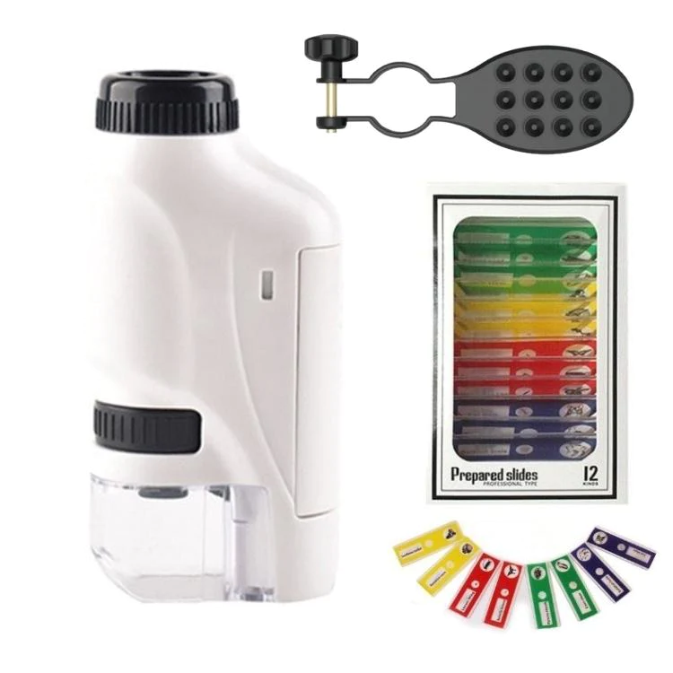 Kid's Portable Pocket Microscope with Adjustable 60-120x zoom-Topselling