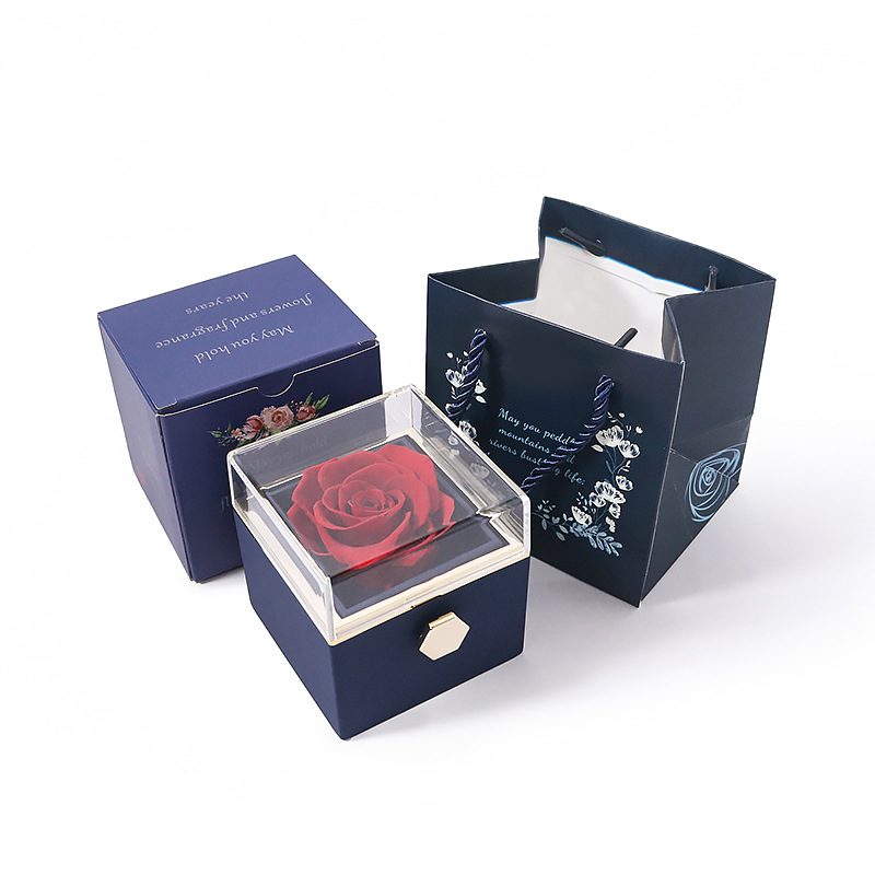Forever Flower Promise Ring Box-Topselling