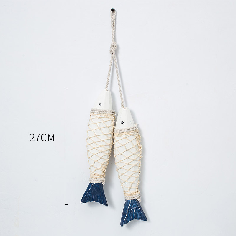 Antique Wooden Fish Decoration - Wall Art Decoration