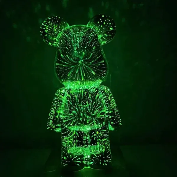3D Firework Bear Colorful Bear -Topselling