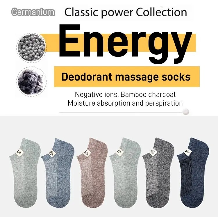Business breathable antibacterial deodorant socks for men-Topselling