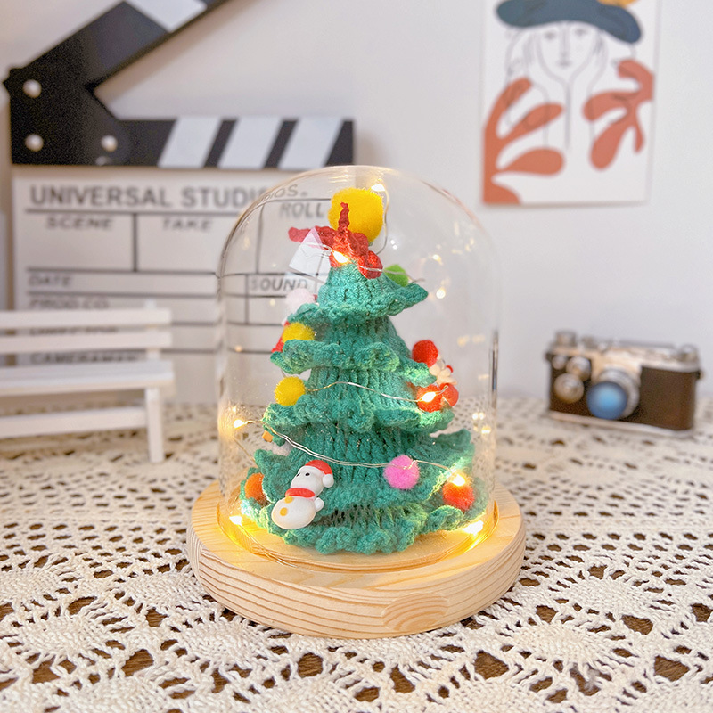 Diy hand knitted wool christmas tree-Topselling