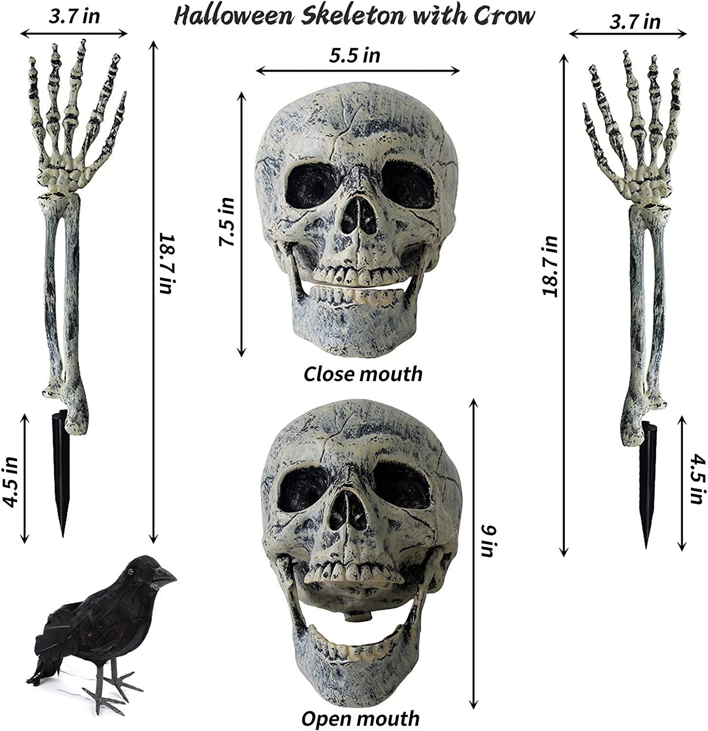 Halloween Decorations Skeleton Stake-Topselling
