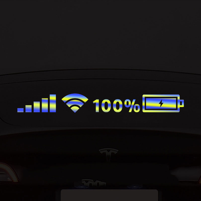 Car Windshield Sticker - WiFi Power Phone Logo-Topselling