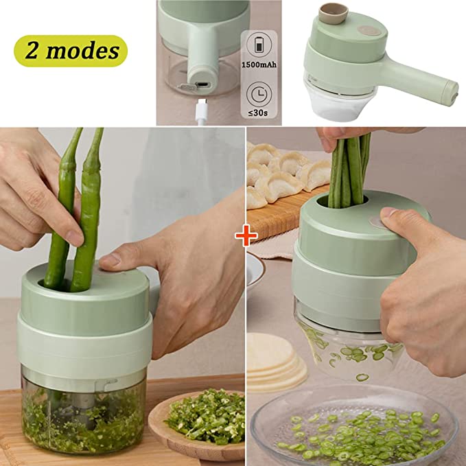 4 in 1 Handheld Electric Vegetable Slicer Set-Topselling