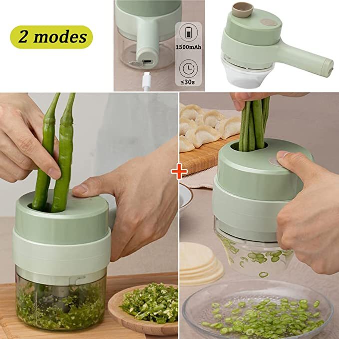 4 in 1 Handheld Electric Vegetable Slicer Set-Topselling