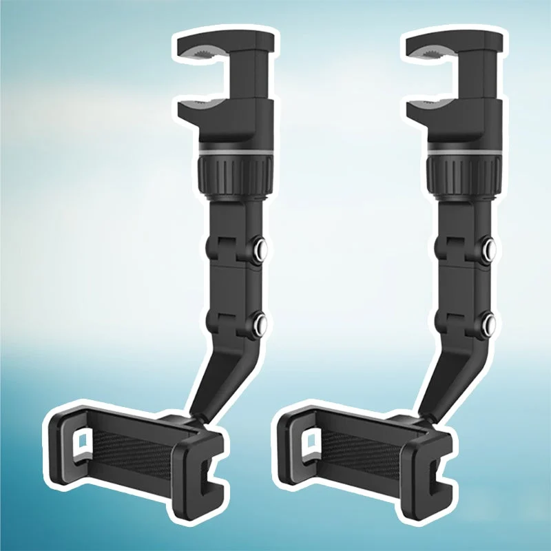 Putcom 360° Car Rearview Mirror Mount Stand Holder for Cell Phone-Topselling