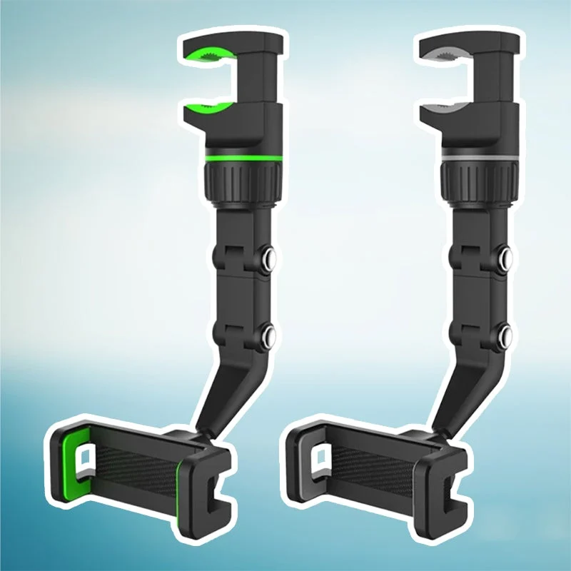Putcom 360° Car Rearview Mirror Mount Stand Holder for Cell Phone-Topselling