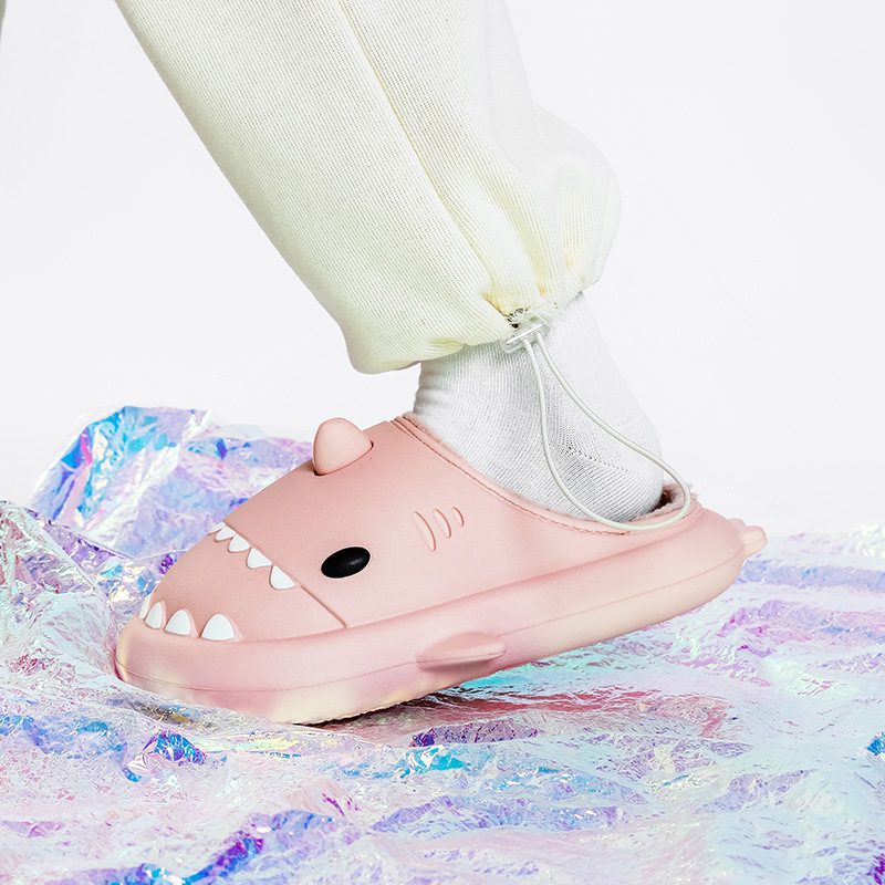 Shark Winter Warm Plush Slippers Unisex-Topselling
