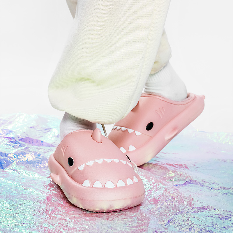 Shark Winter Warm Plush Slippers Unisex-Topselling