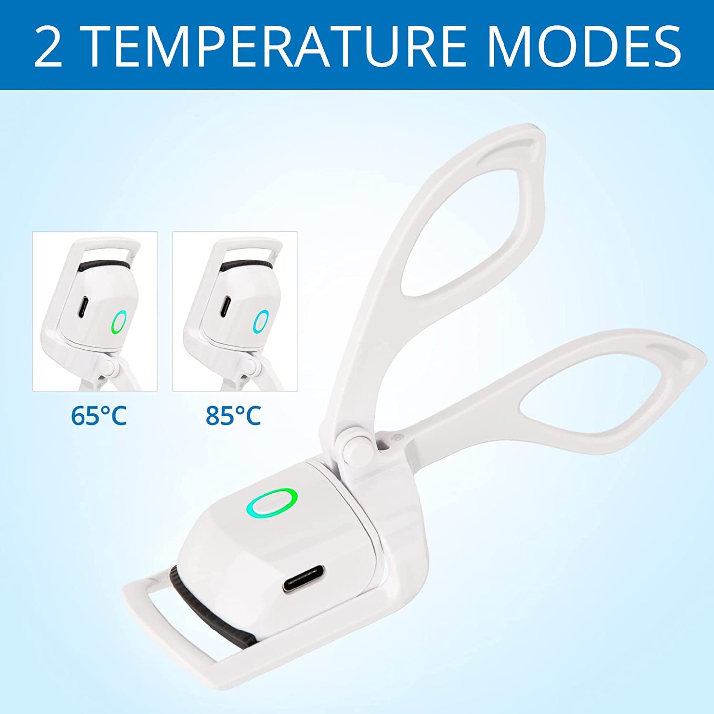 Long-Lasting Hold Heated Eyelash Curler-Topselling