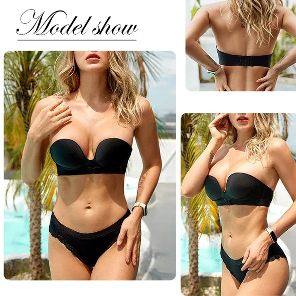 Strapless Front Buckle Lift Bra-Topselling