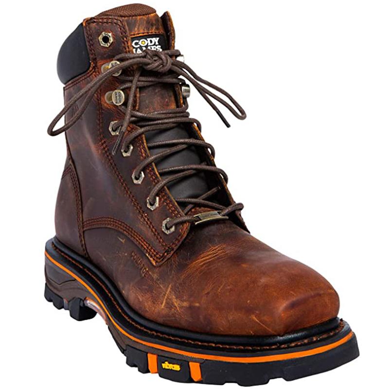Men's Retro Style Durable Leather Work Boots