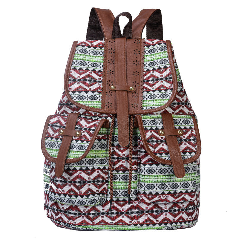 Women's Vintage Ethnic Style Printing Backpack