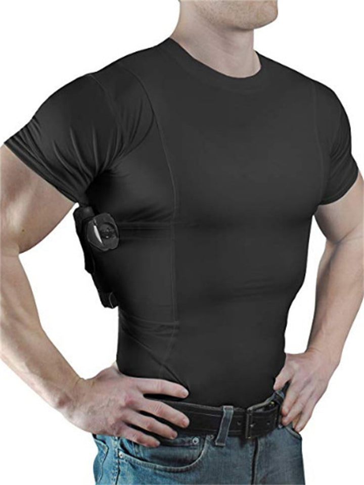 Men's Slim Fit Comfortable Hidden Holster T-shirt