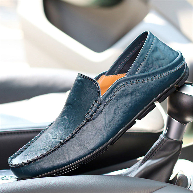 Men's Soft Comfy Sewing Slip-On Driving Shoes