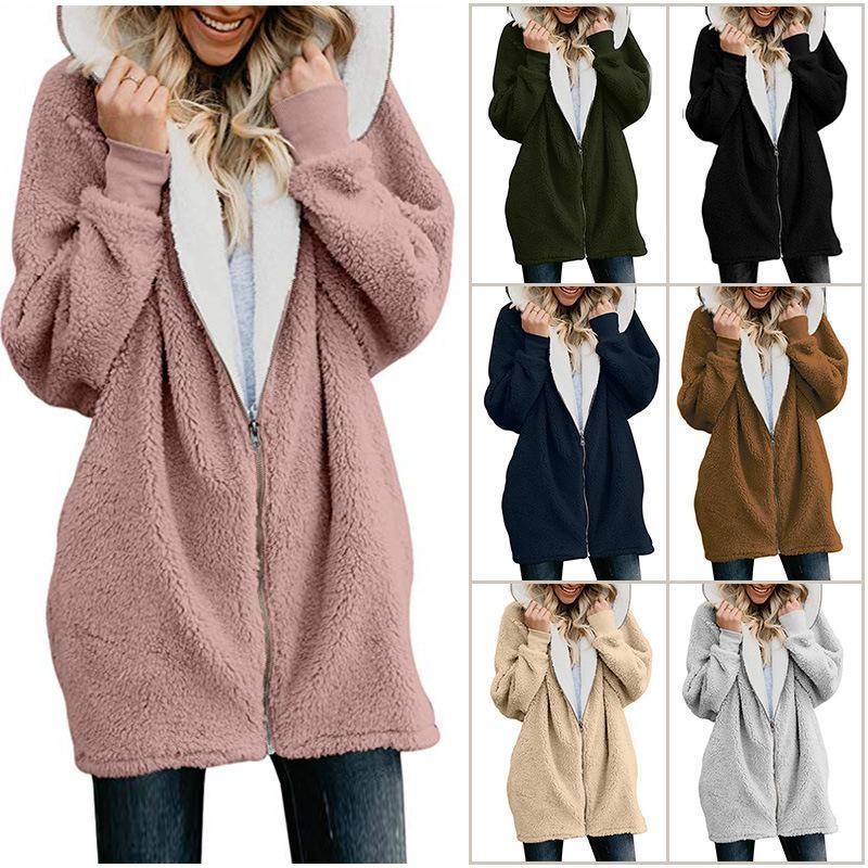 Women's Adorable Full Zip Fleece Hoodies for Autumn