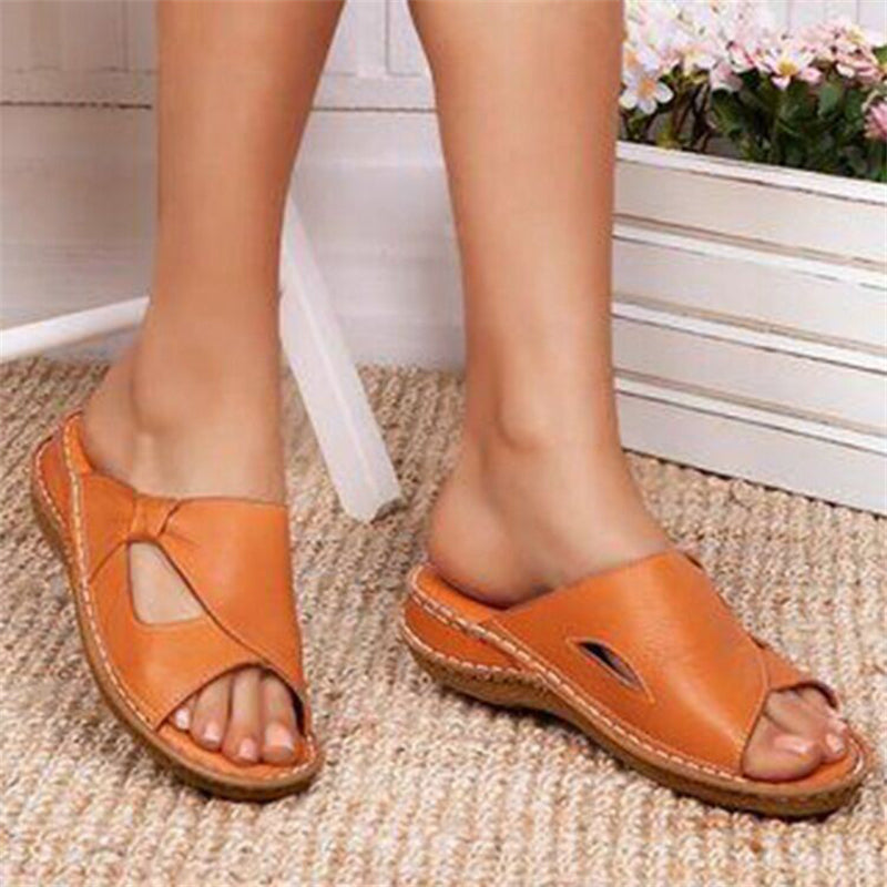 Women Spring Summer Large Size Outdoor Flat Slippers