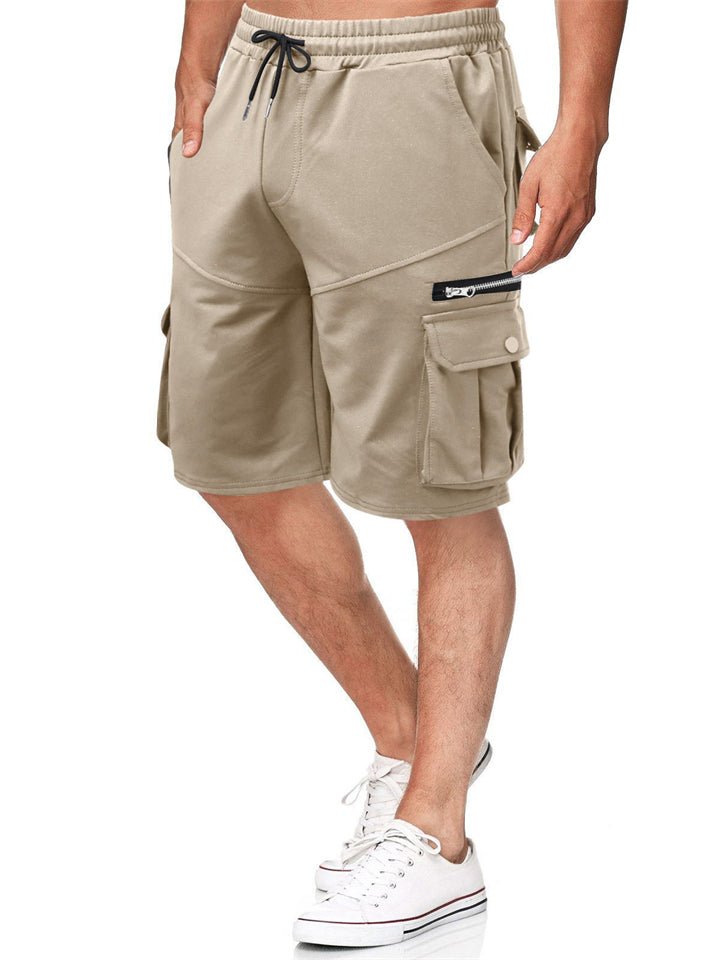 Men's Modish Plus Size Elasticated Waist Pockets Shorts