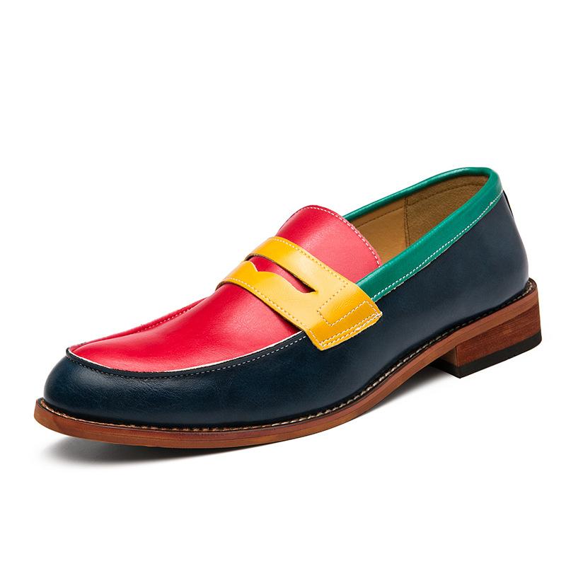 Men's Beautiful Fashion Colorful Penny Loafers