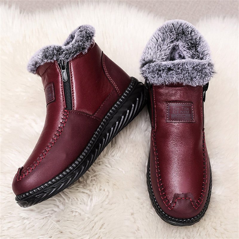 Comfy Warm Thickened Brushed Mother Winter Boots