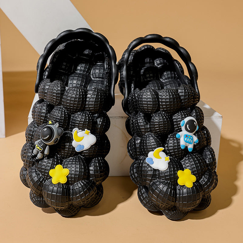Nonskid Dual-use Unisex Child Bubble Slides Shoes