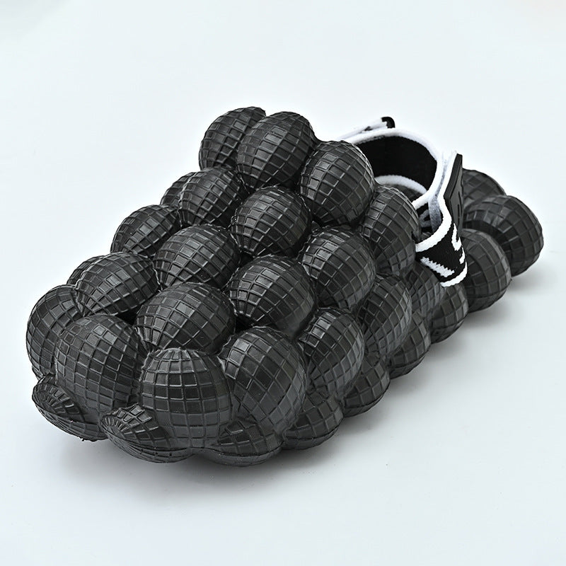 Adjustable Strap Bubble Shoes Slides