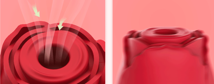 rose clit stimulator-rose vibrator with 10 suction modes