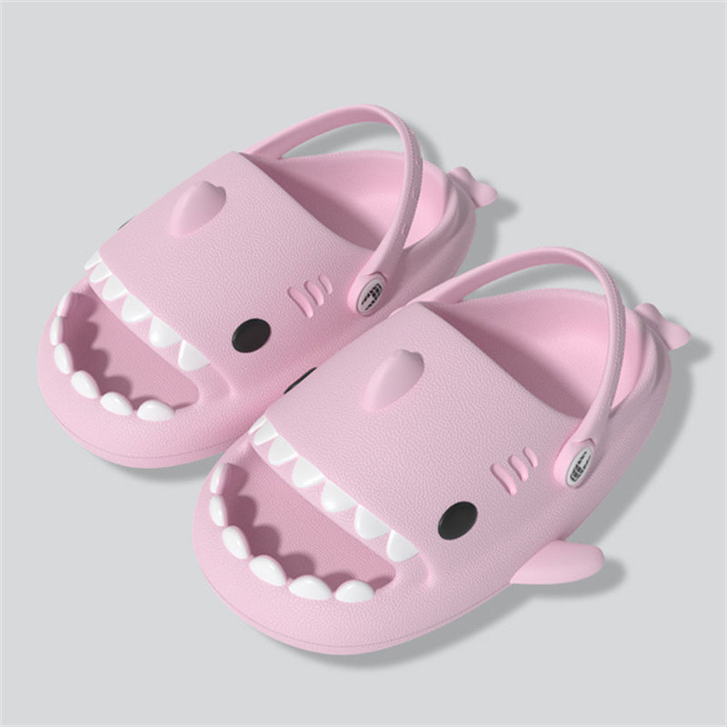 Cute & Comfortable Skidproof Pink Shark Slides