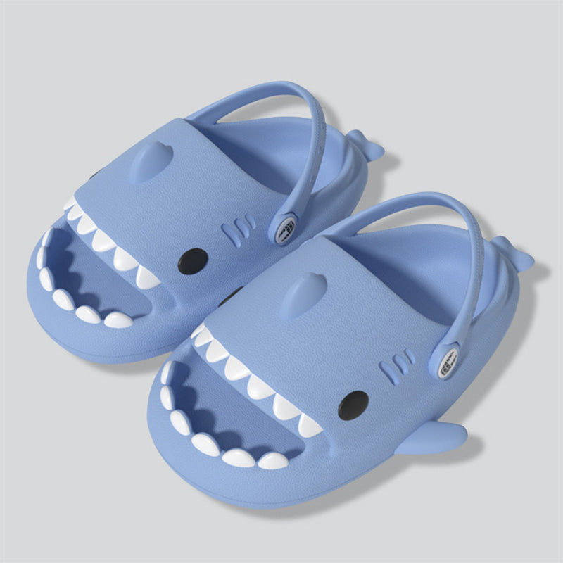 Spring Summer Open Toe Shark Slides Shoes