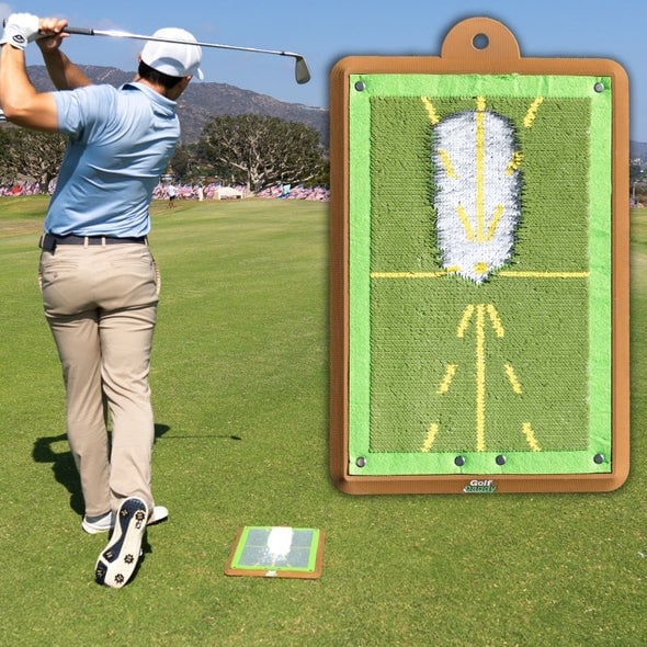 🎁Christmas SALE---Golf Training Mat for Swing Detection Batting