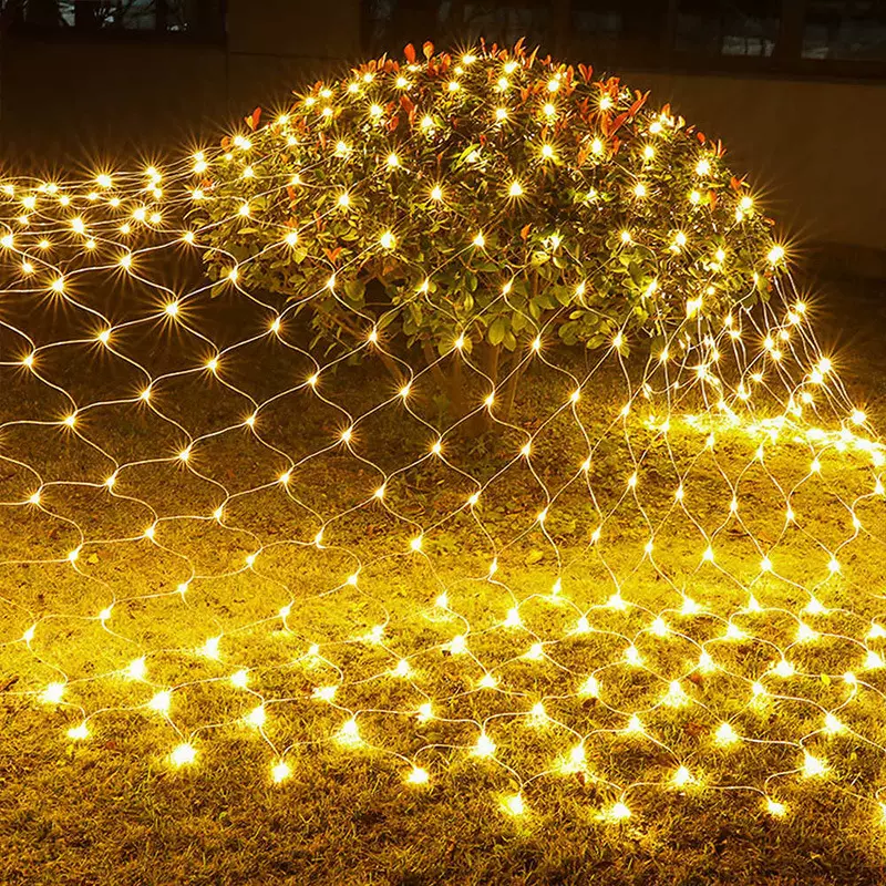 Net Mesh Waterproof  String Lights for Holiday,Party,Garden Decorations (Multiple sets can be connected)💡