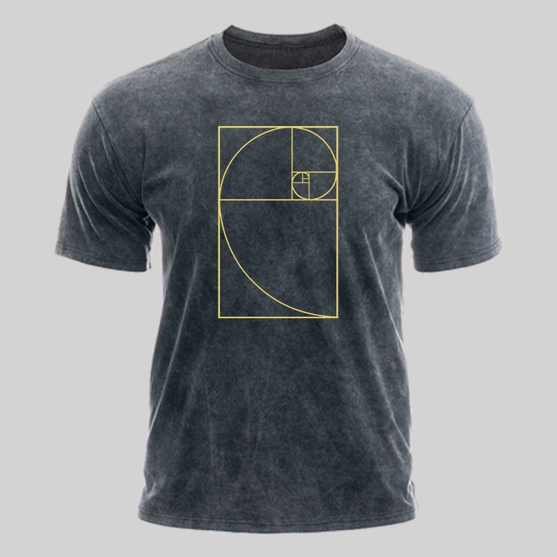 Golden Spiral Washed T-shirt