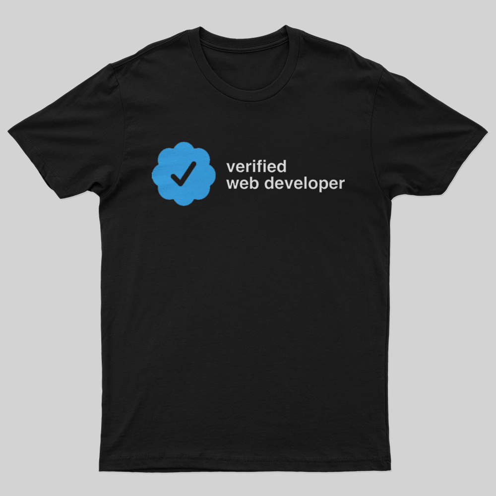 Verified web developer T-Shirt
