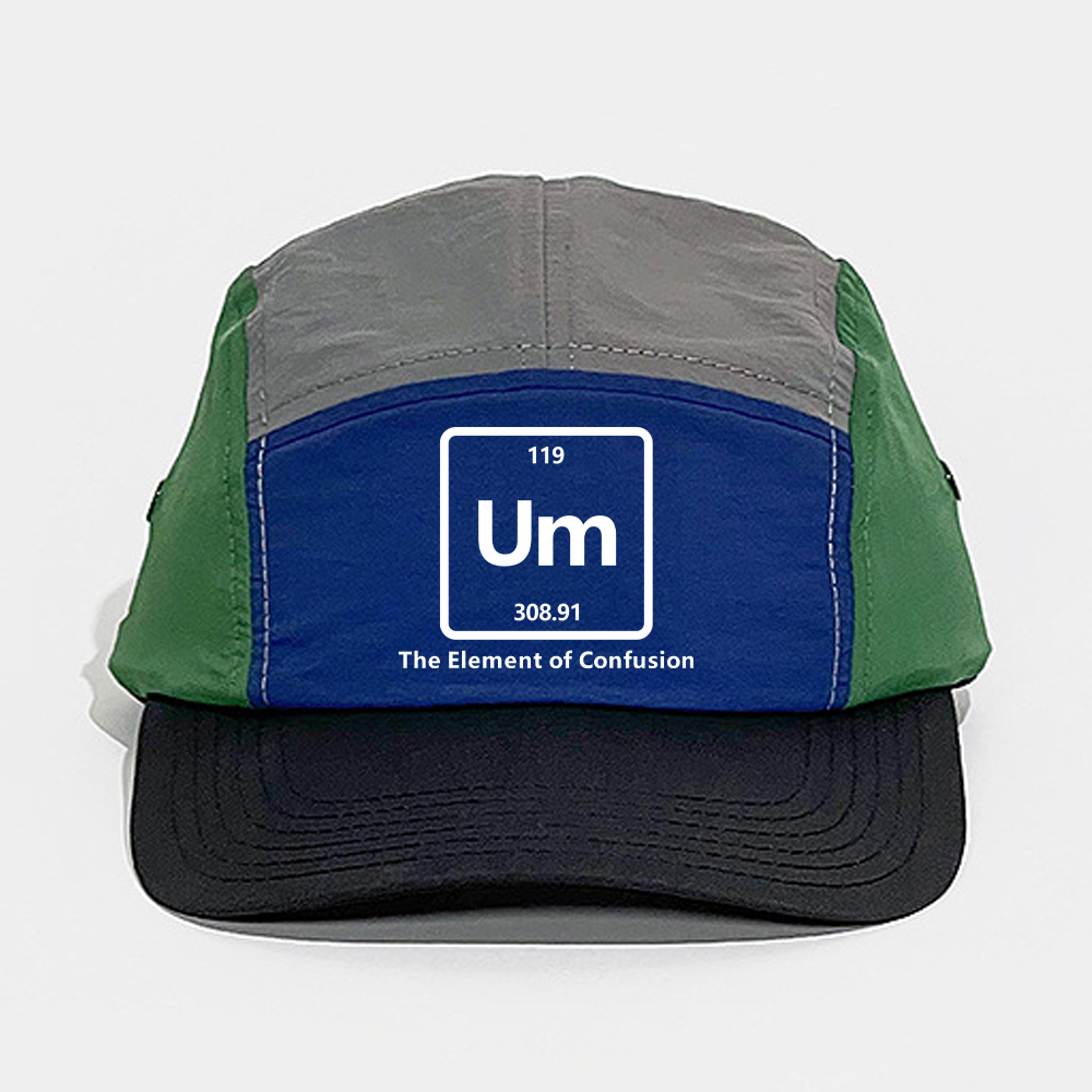 Um The Element Of Confusion Quick-drying Panel Hat