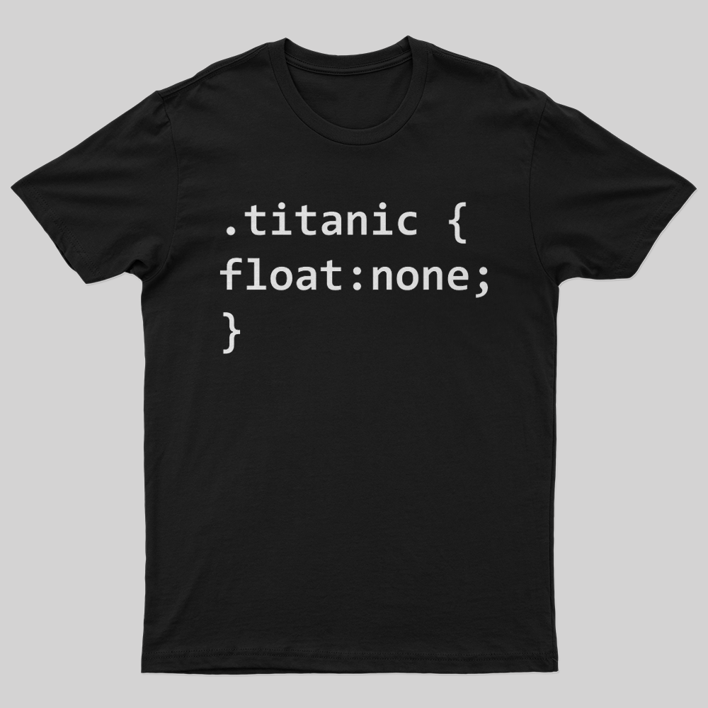 Titanic code T-Shirt
