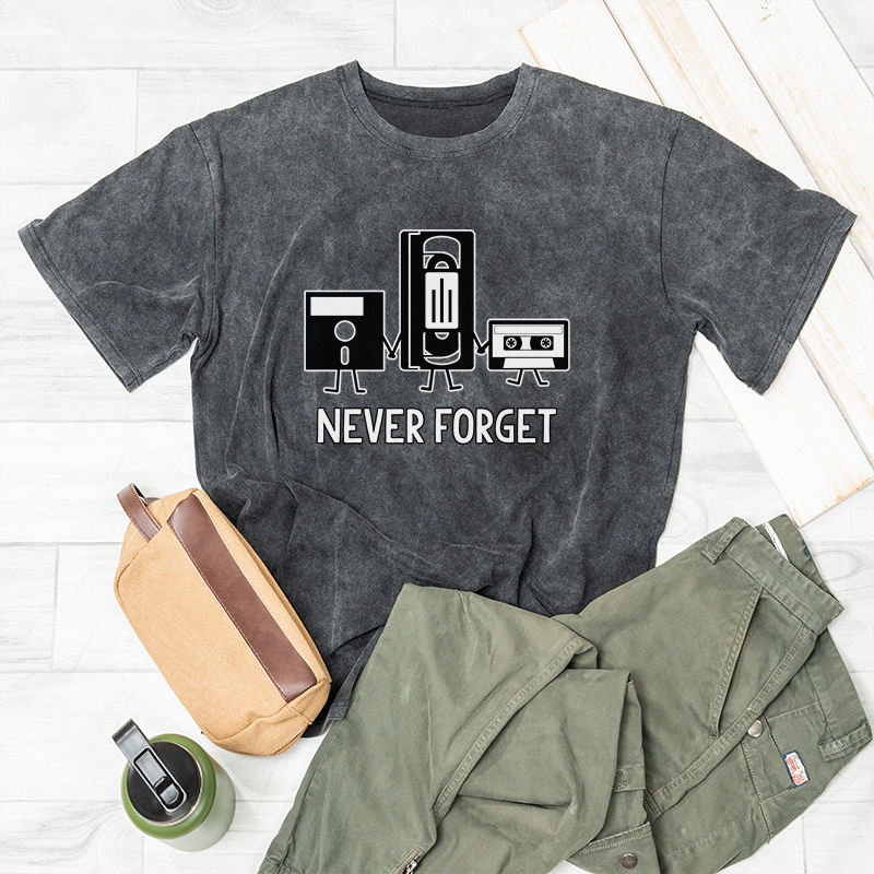 Never Forget Washed T-shirt