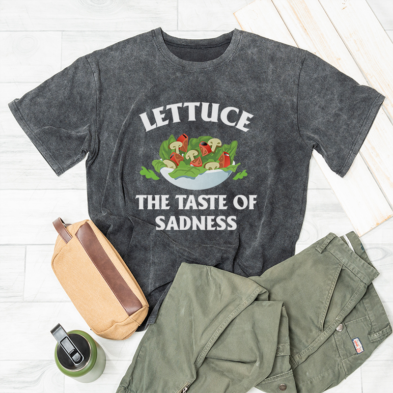Lettuce The Taste Of Sadness Washed T-shirt