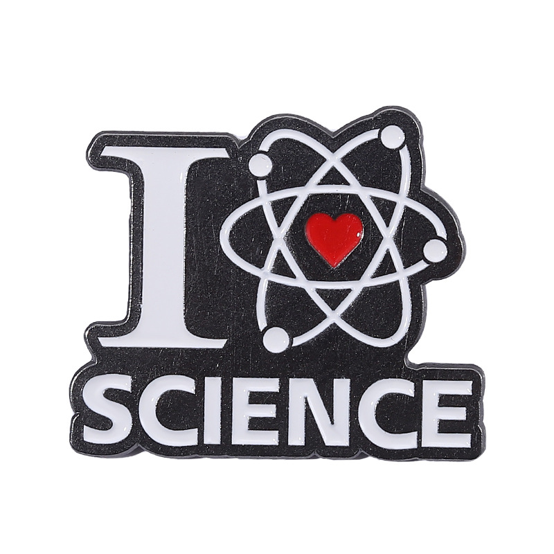 I Love Science Enamel Pins